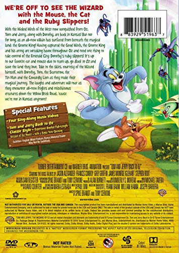 Tom and Jerry Back to Oz [DVD]