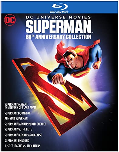 DC Universe Movies Superman 80th Anniversary Collection [Blu-Ray]