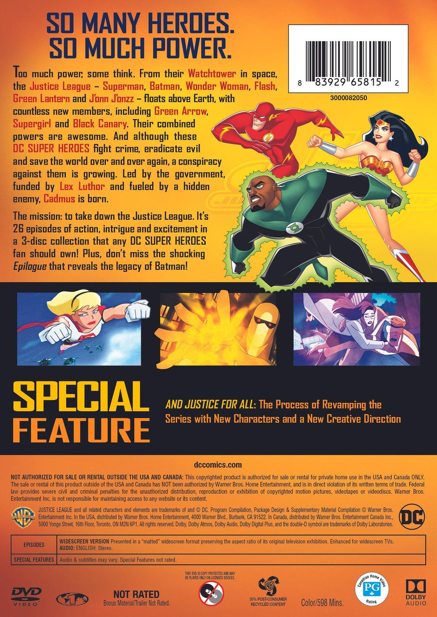 Justice League Unlimited: The Complete First Season (Box Set) [DVD]