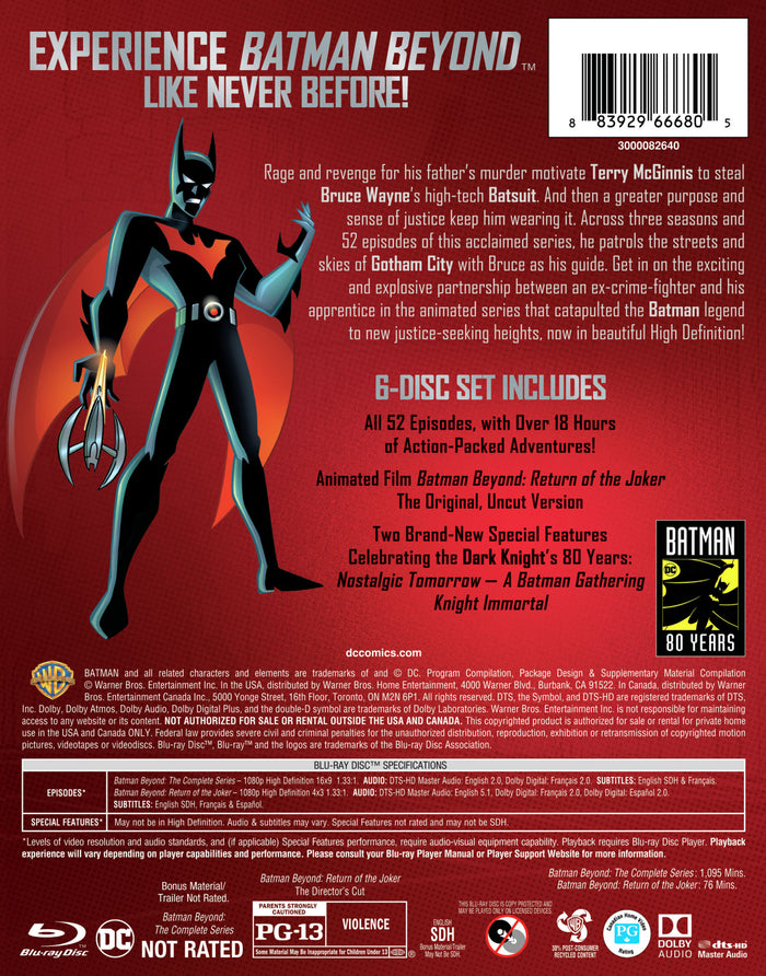 Batman Beyond: The Complete Series (Box Set) [Blu-ray]