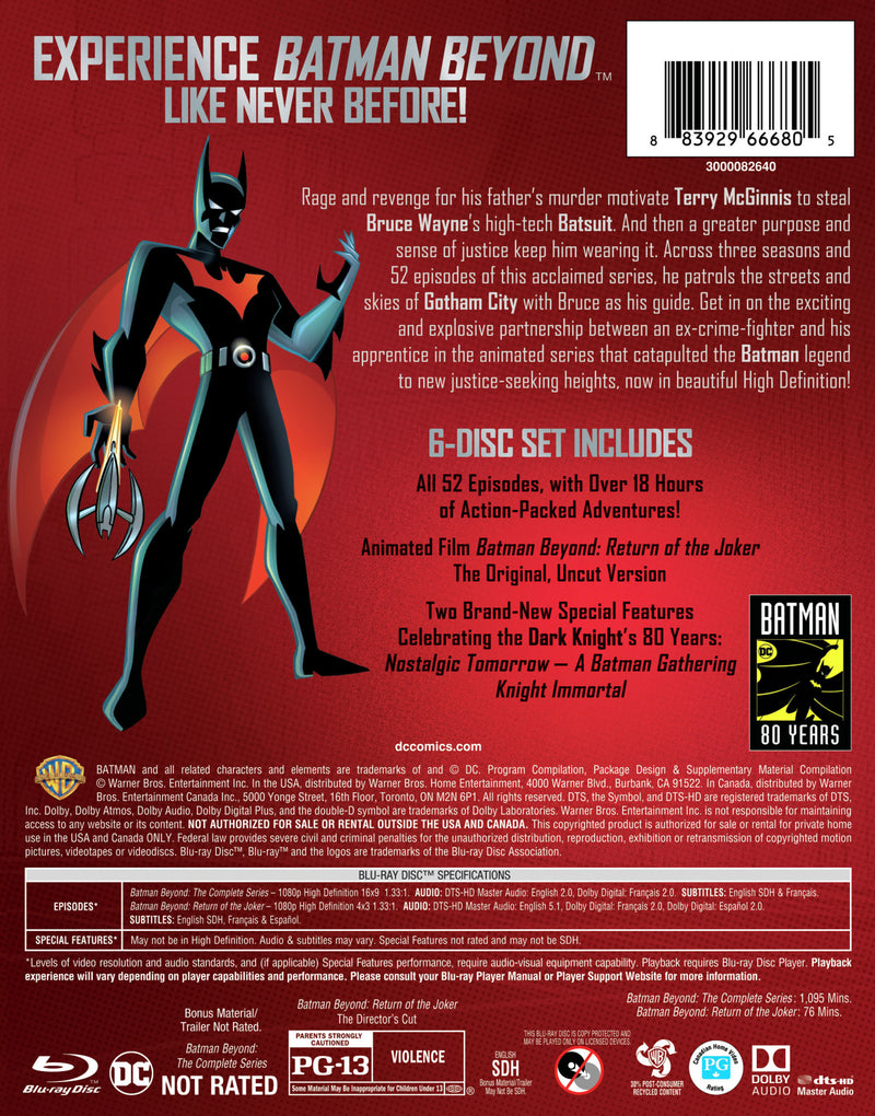 Batman Beyond: The Complete Series (Box Set) [Blu-ray]