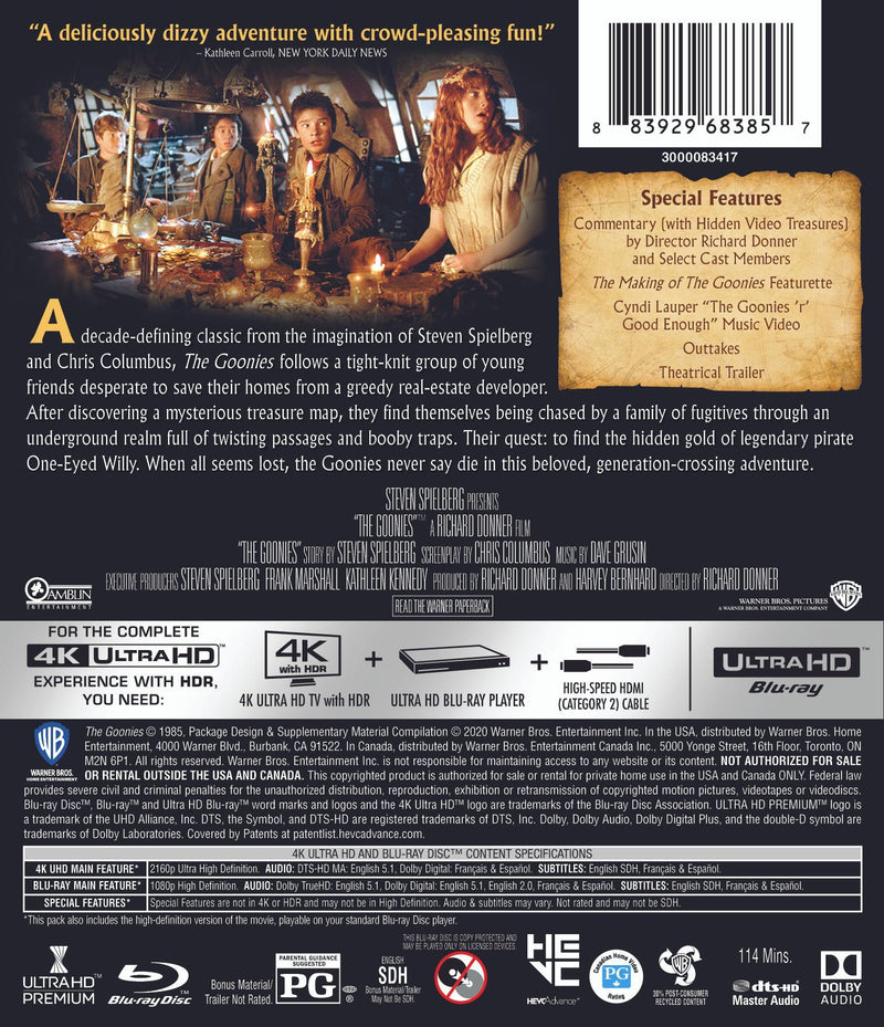 The Goonies (4K Ultra HD + Blu-ray) [UHD]