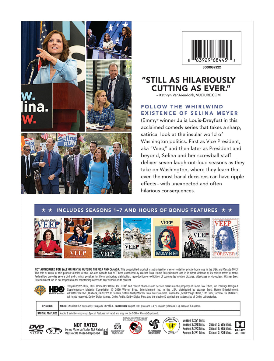 Veep: The Complete Series (Box Set) [DVD]