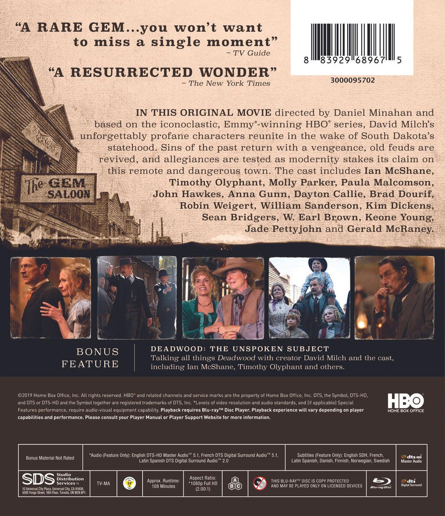 Deadwood: The Movie [Blu-ray]