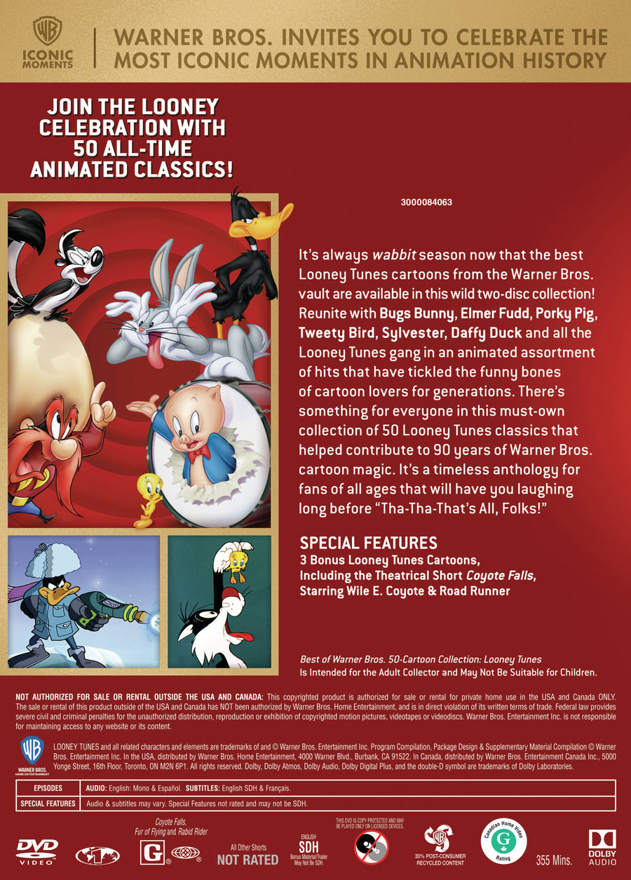Best of Warner Bros.: 50 Cartoon Collection - Looney Tunes [DVD]