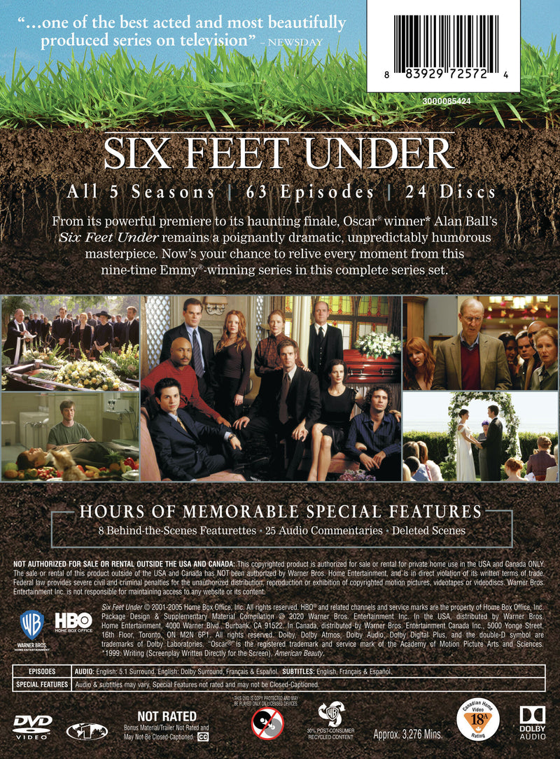 Six Feet Under: The Complete Series (Box Set) [DVD]