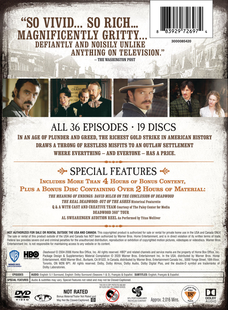 Deadwood: The Ultimate Collection (Box Set) [DVD]