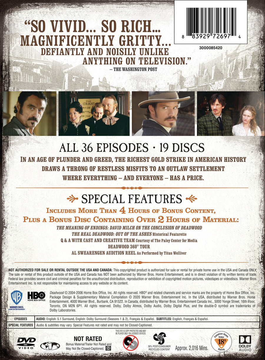 Deadwood: The Ultimate Collection (Box Set) [DVD]
