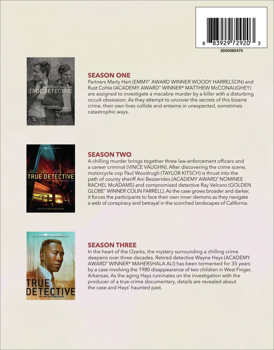 True Detective: The Complete Seasons 1-3 (Box Set) [Blu-ray]