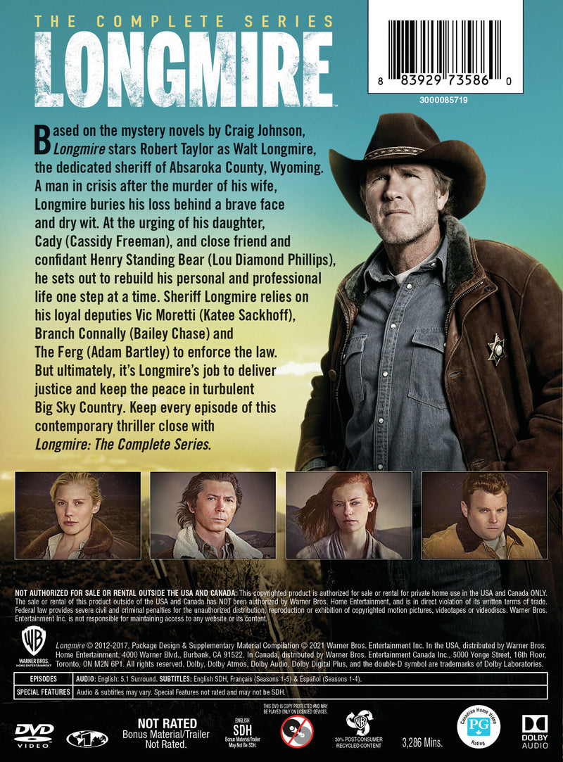 Longmire: The Complete Series (Box Set) [DVD]