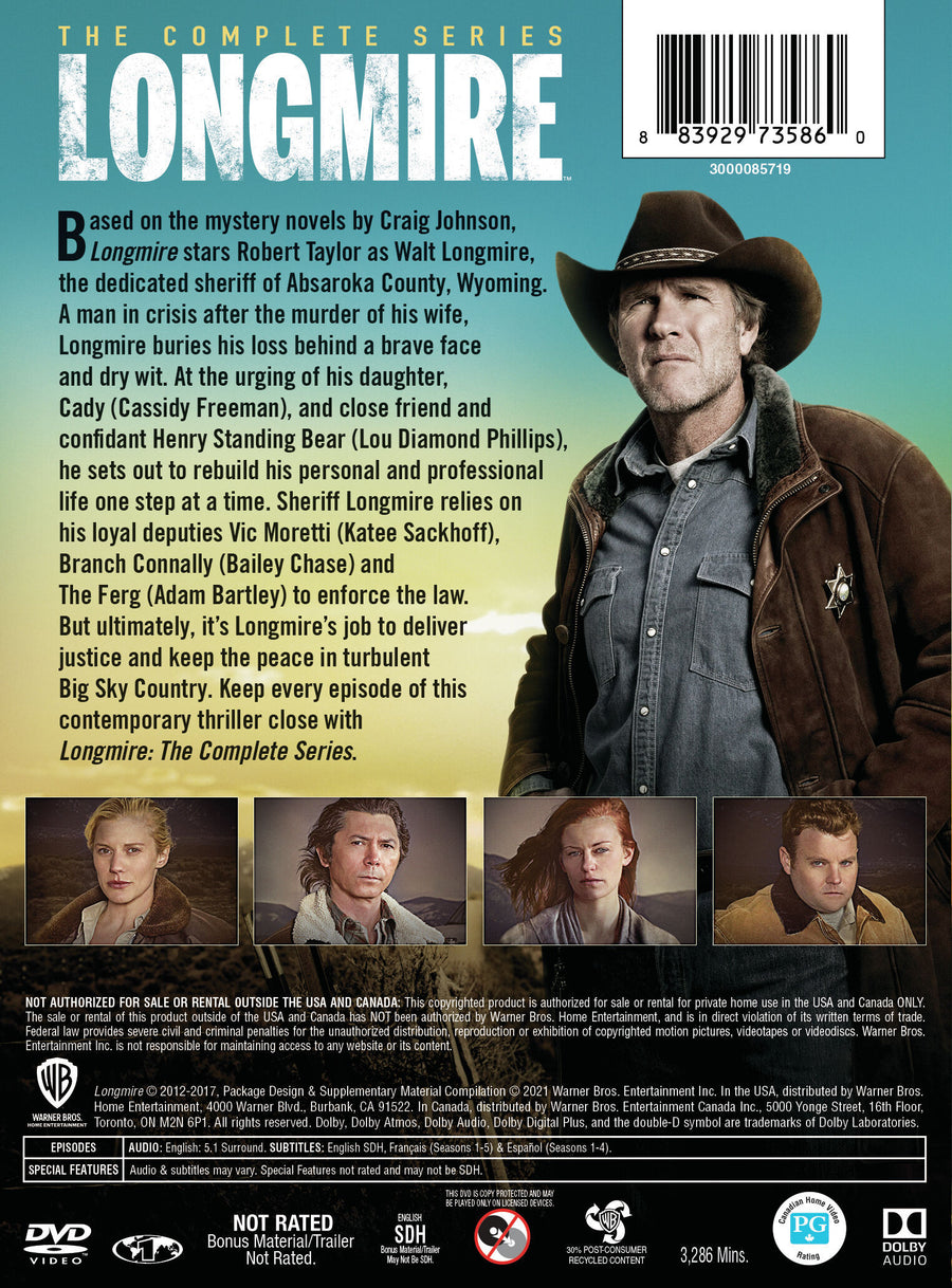 Longmire: The Complete Series (Box Set) [DVD]