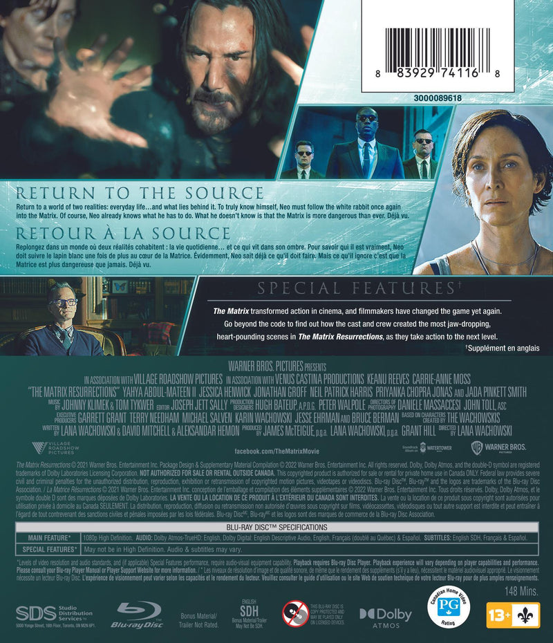 The Matrix Resurrections [Blu-Ray]