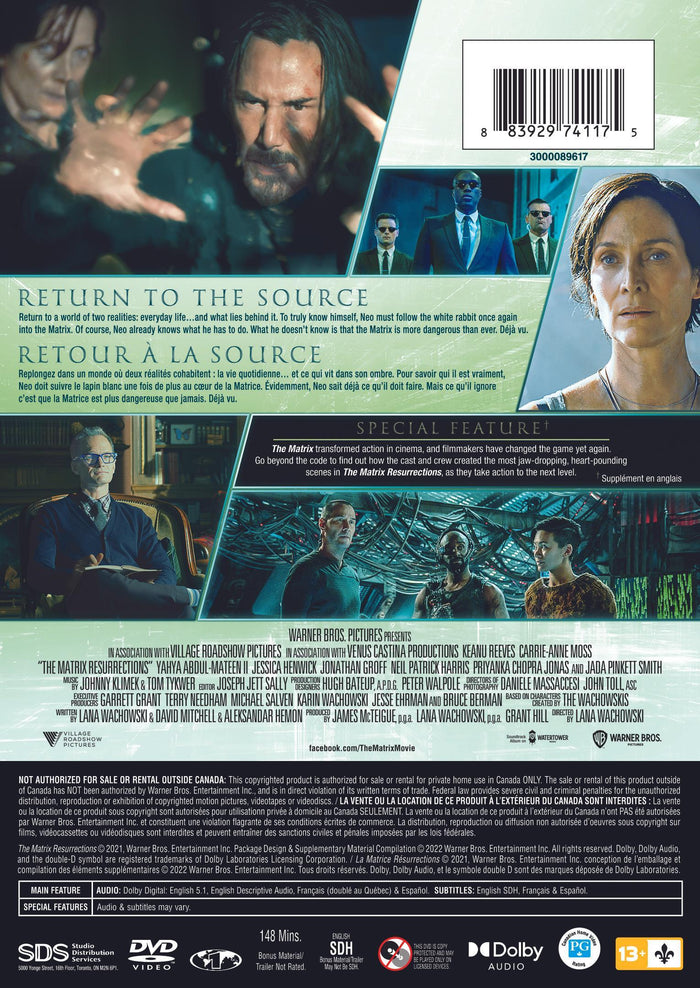 The Matrix Resurrections [DVD]