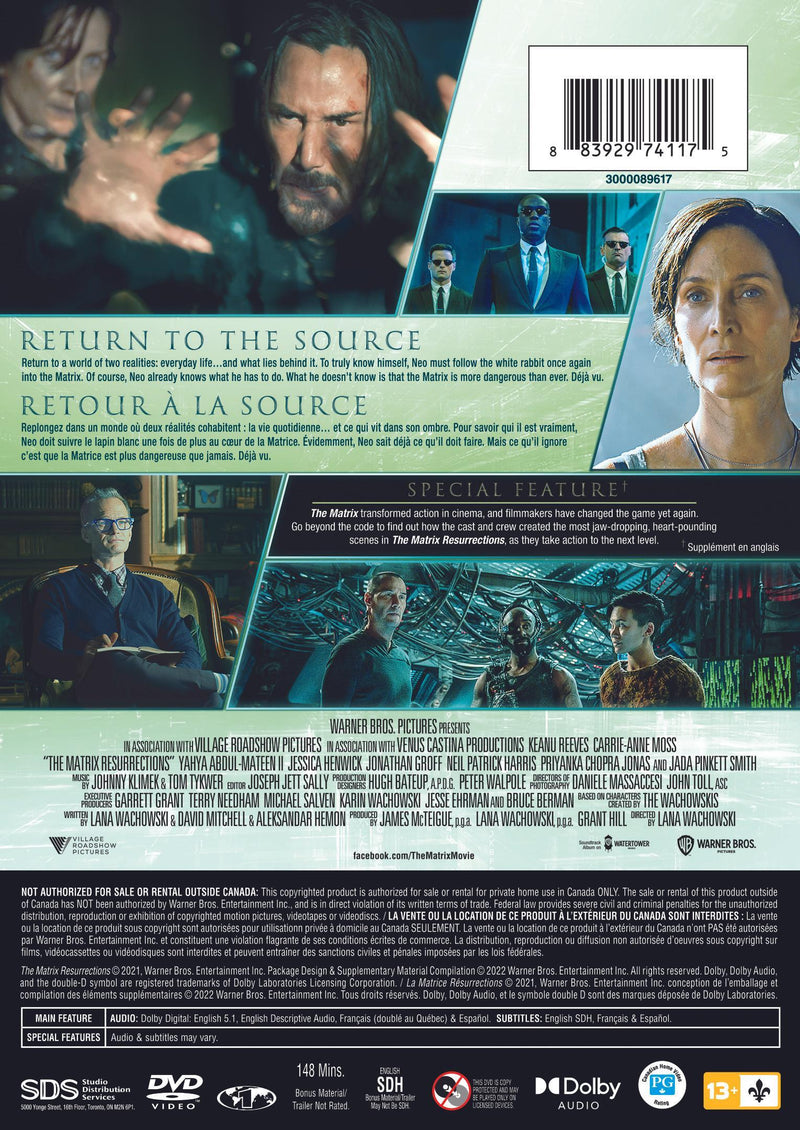 The Matrix Resurrections [DVD]