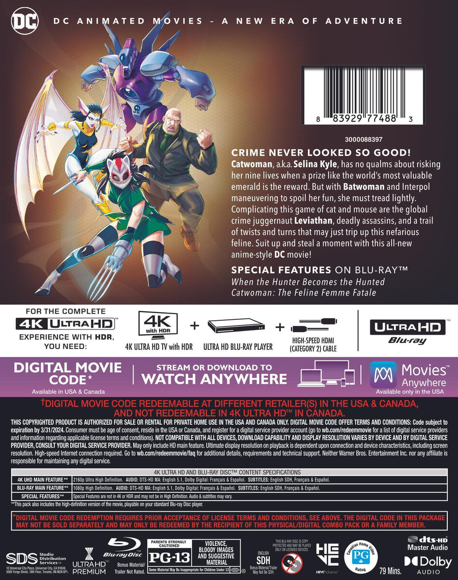 Catwoman: Hunted (4K Ultra HD + Blu-ray) [UHD]
