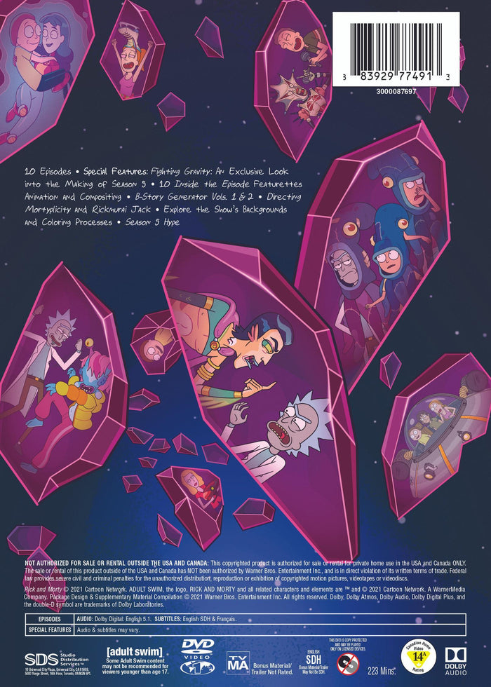 Rick and Morty: Season 5 [DVD]