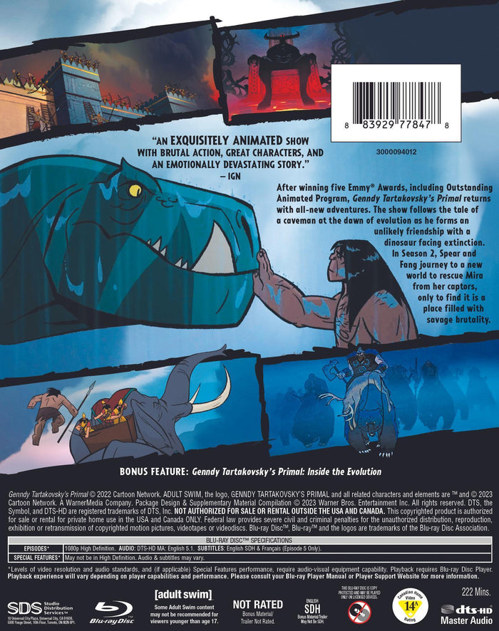 Genndy Tartakovsky's Primal: The Complete Second Season [Blu-ray]