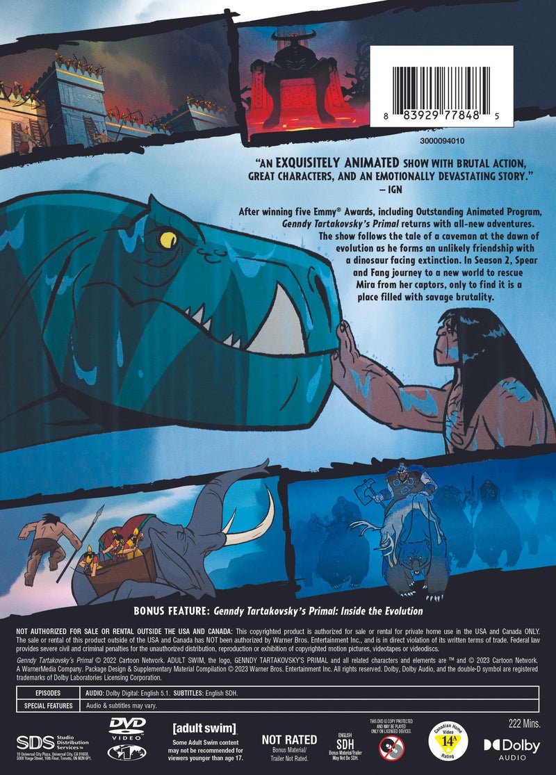 Genndy Tartakovsky's Primal: The Complete Second Season [DVD]