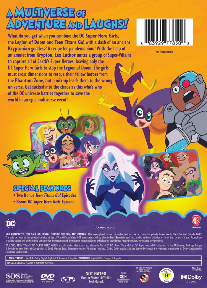 Teen Titans Go! & DC Super Hero Girls: Mayhem in the Multiverse [DVD]