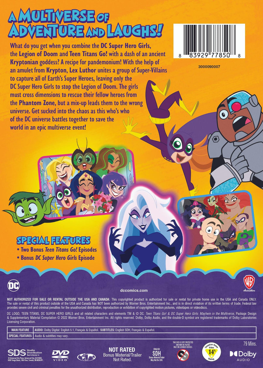 Teen Titans Go! & DC Super Hero Girls: Mayhem in the Multiverse [DVD]