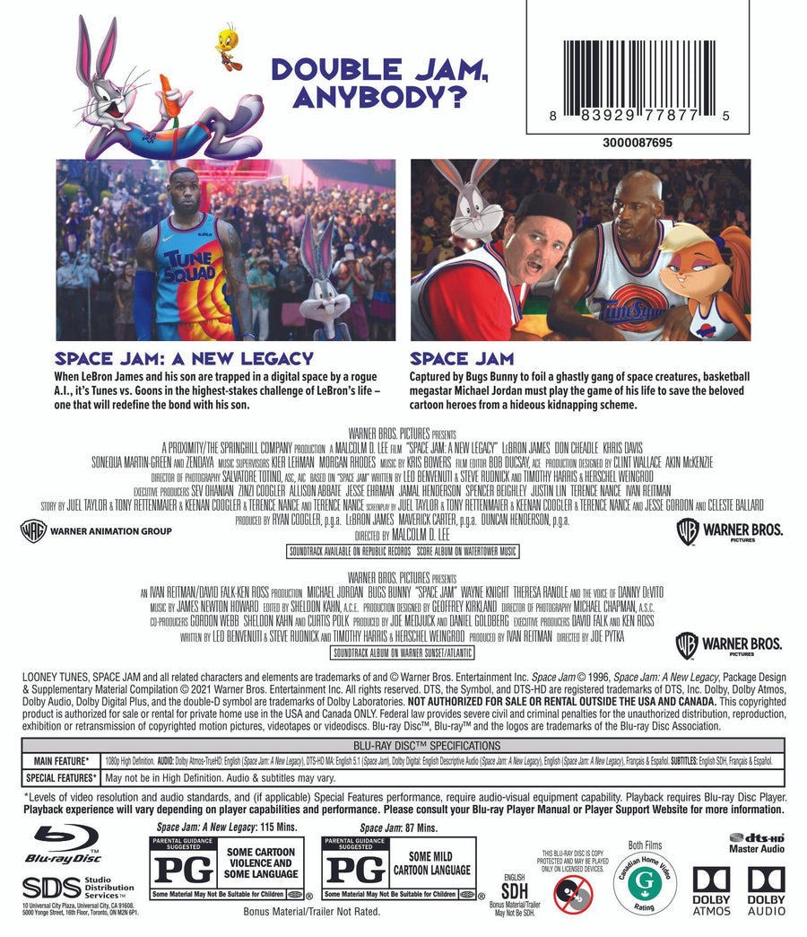 Space Jam/Space Jam: A New Legacy [Blu-ray]