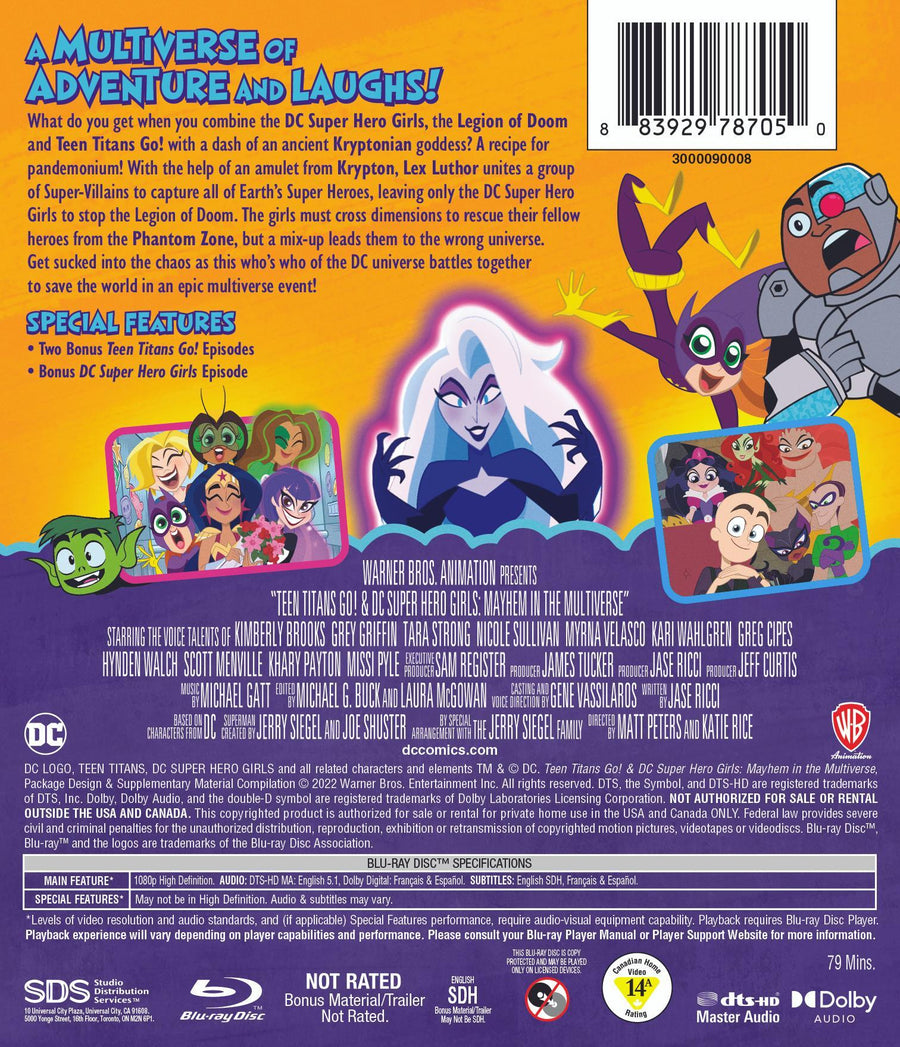 Teen Titans Go! & DC Super Hero Girls: Mayhem in the Multiverse [Blu-ray]
