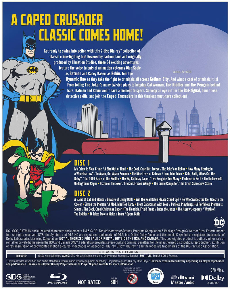 The Adventures of Batman: The Complete Collection [Blu-ray]
