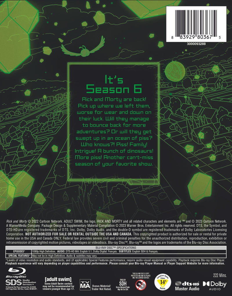 Rick and Morty: Season 6 [Blu-ray]