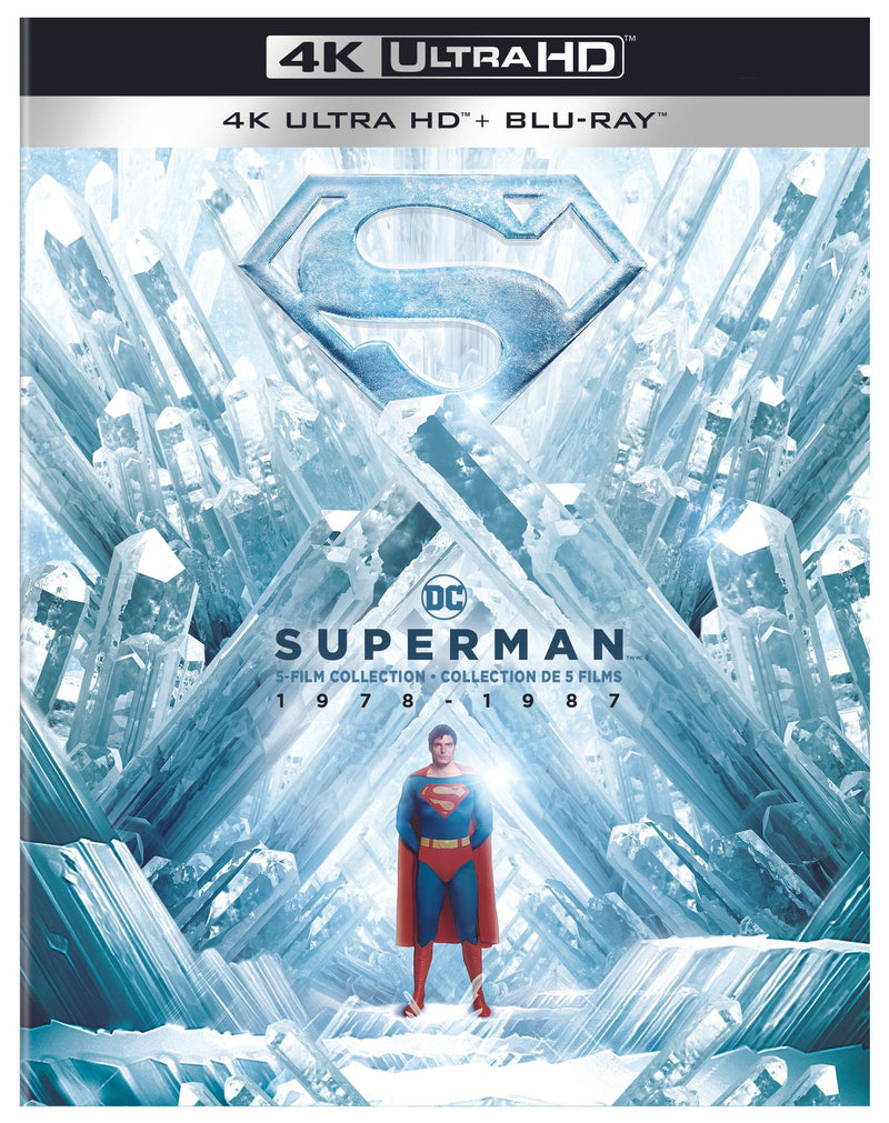 Superman 5- Film Col: I, II, II Donner Cut, III, IV [UHD]