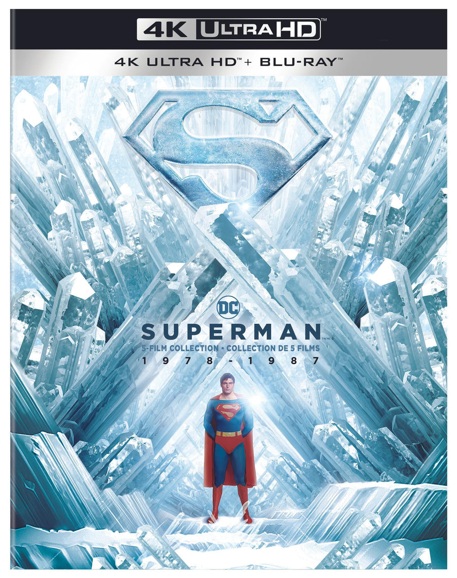 Superman 5- Film Col: I, II, II Donner Cut, III, IV [UHD]