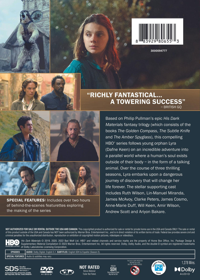 His Dark Materials: The Complete Series (Box Set) [DVD]