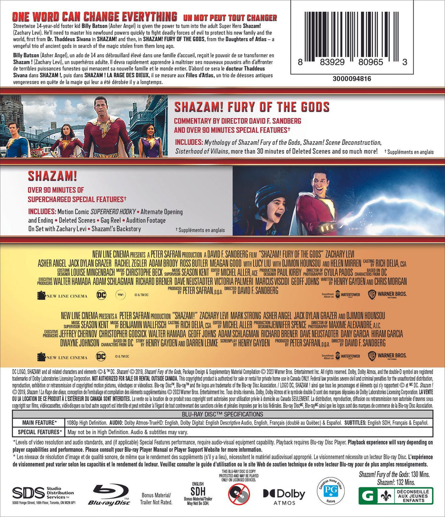 Shazam 2-Film Collection [Blu-Ray]