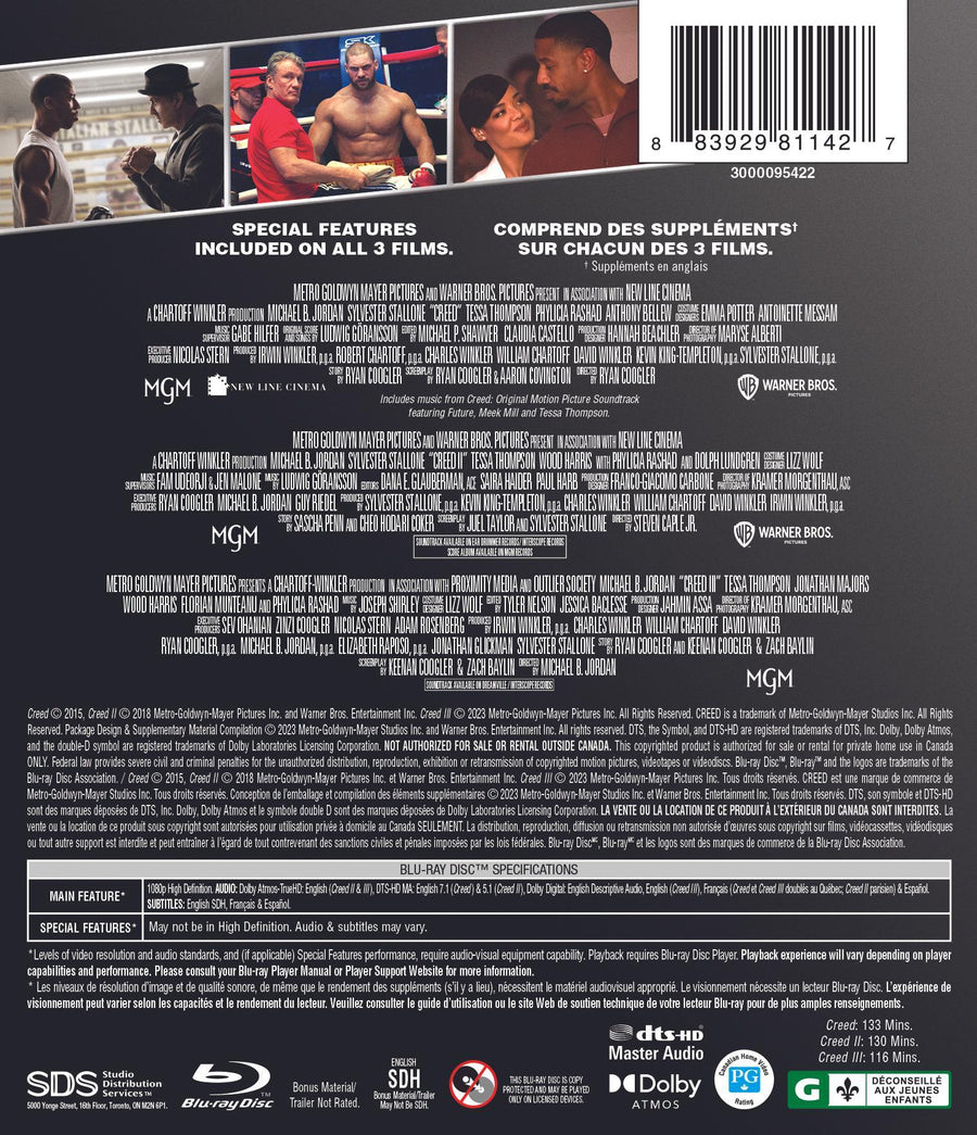 Creed 3-Film Collection [Blu-Ray]