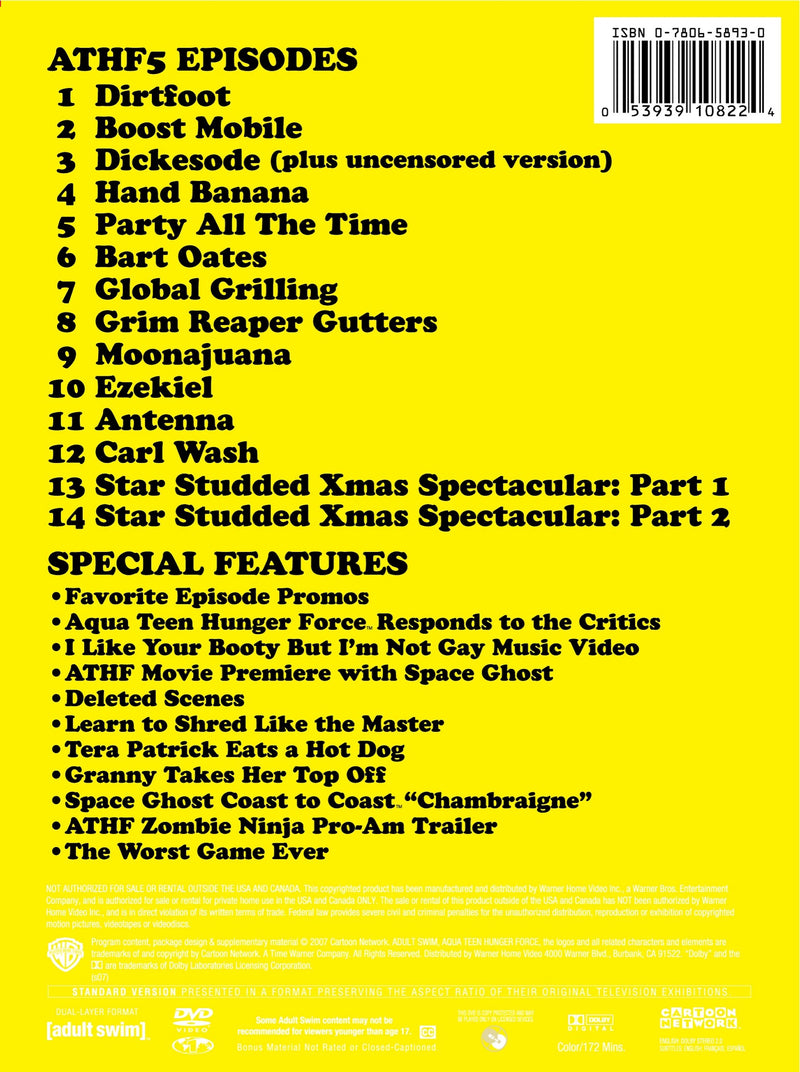 Aqua Teen Hunger Force: Volume 5 [DVD]