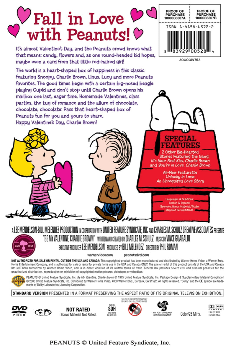 Charlie Brown: Be My Valentine, Charlie Brown [DVD]