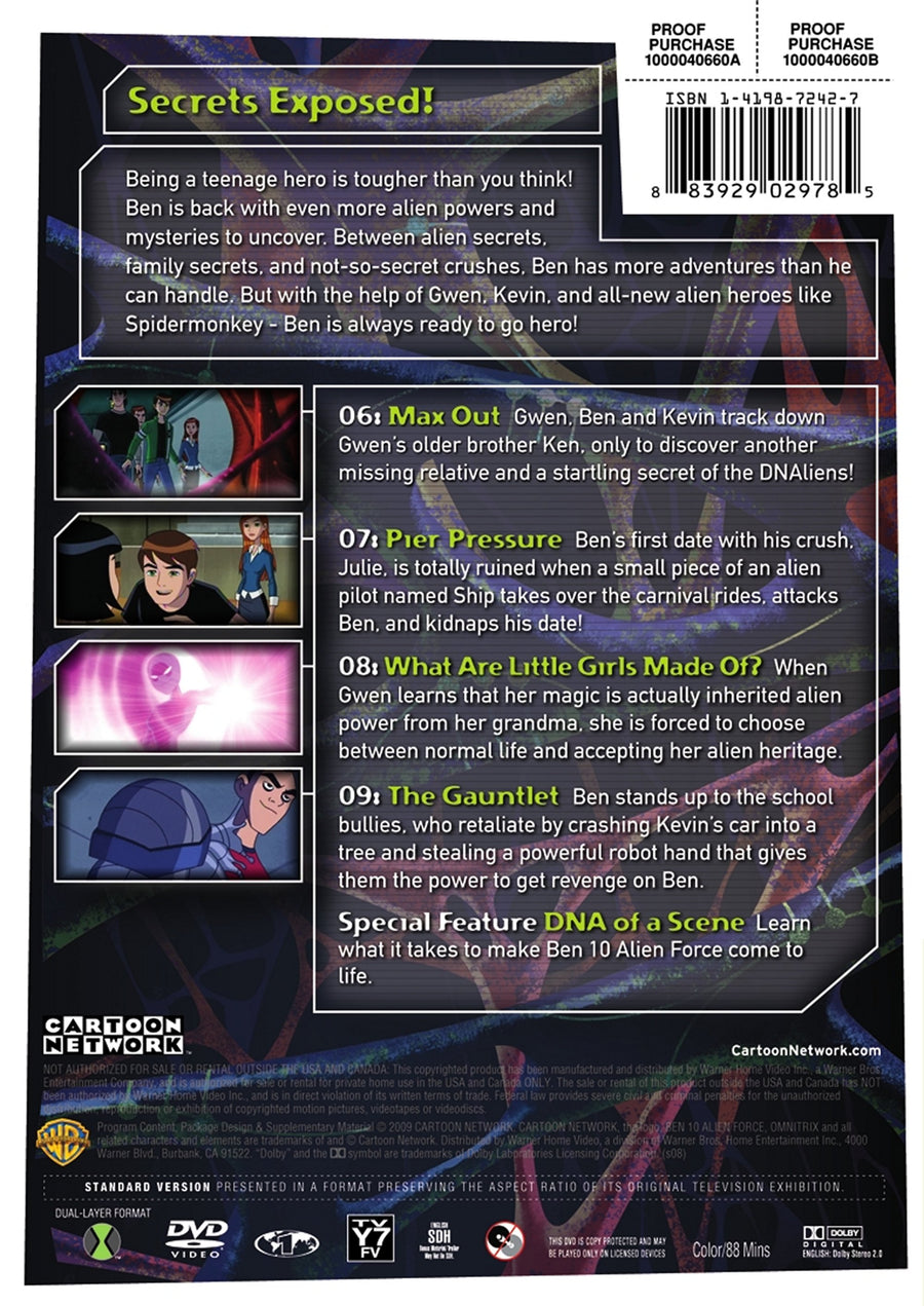 Cartoon Network: Classic Ben 10 Alien Force: Volume Two [DVD]