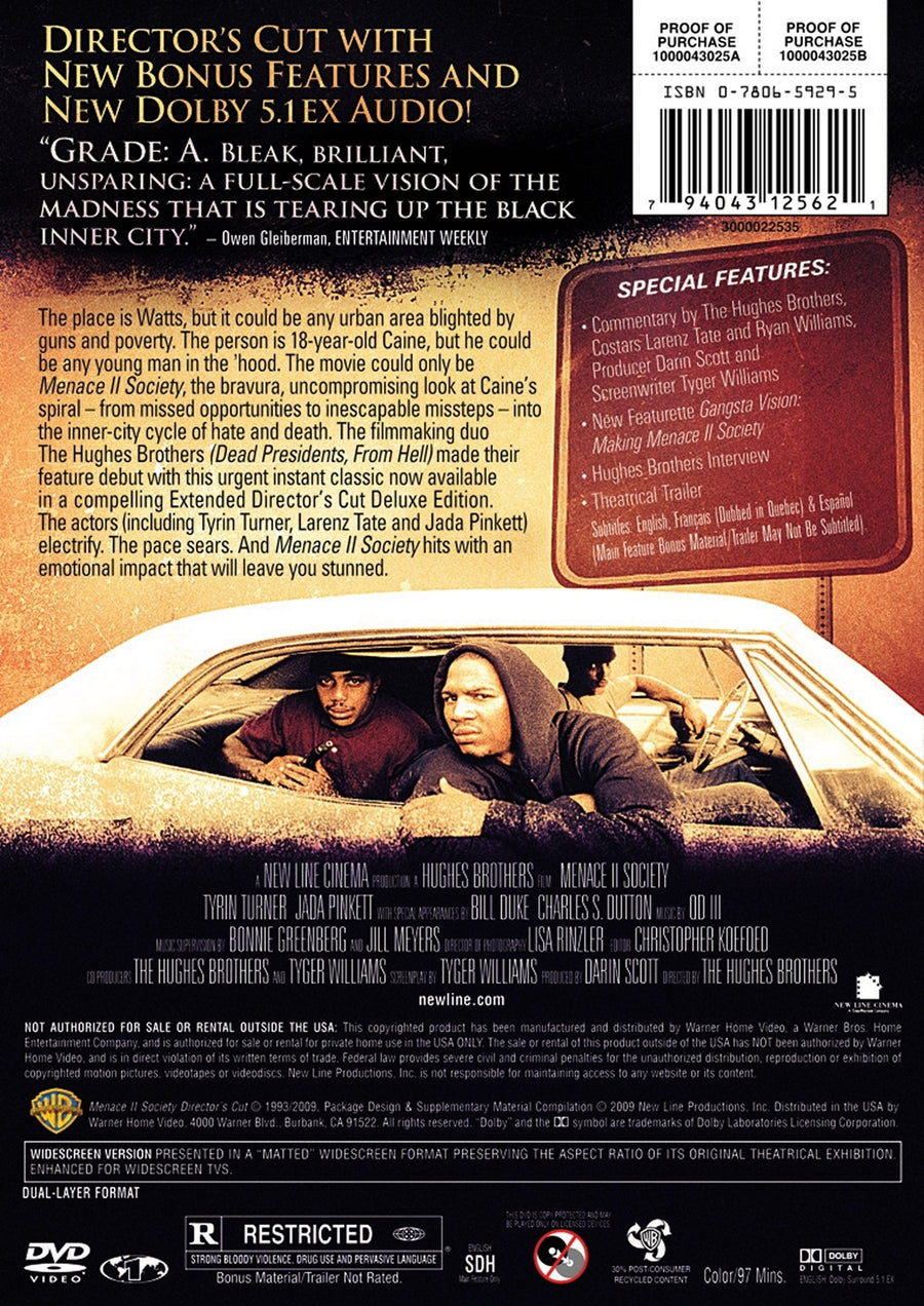 Menace II Society: Deluxe Edition [DVD]