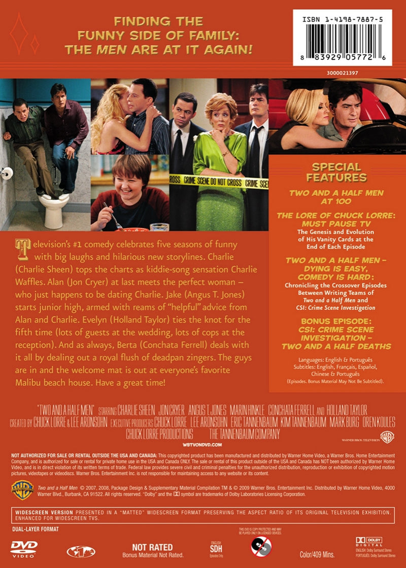 TWO AND A HALF MEN: THE COMPLETE FIFTH SEASON [DVD]