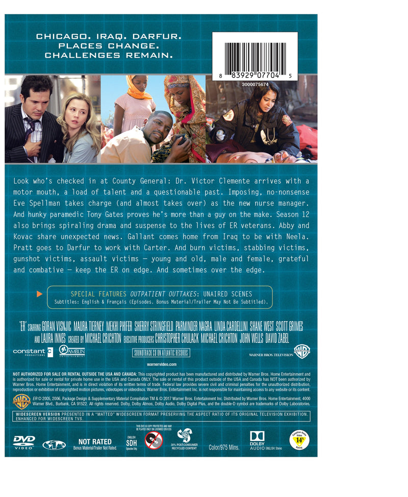 ER: The Complete Twelfth Season [DVD]