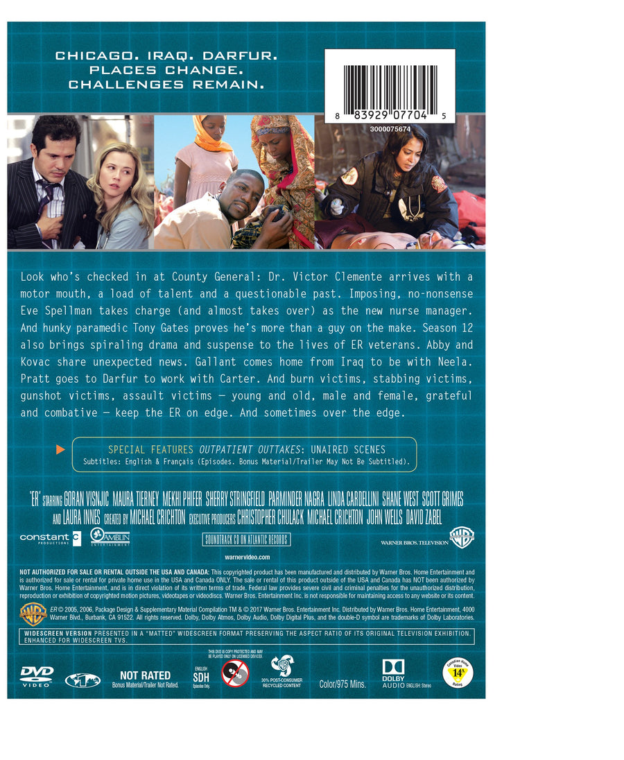 ER: The Complete Twelfth Season [DVD]