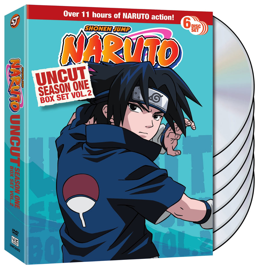 Naruto Uncut Season 1 Vol 2 Box Set [DVD]