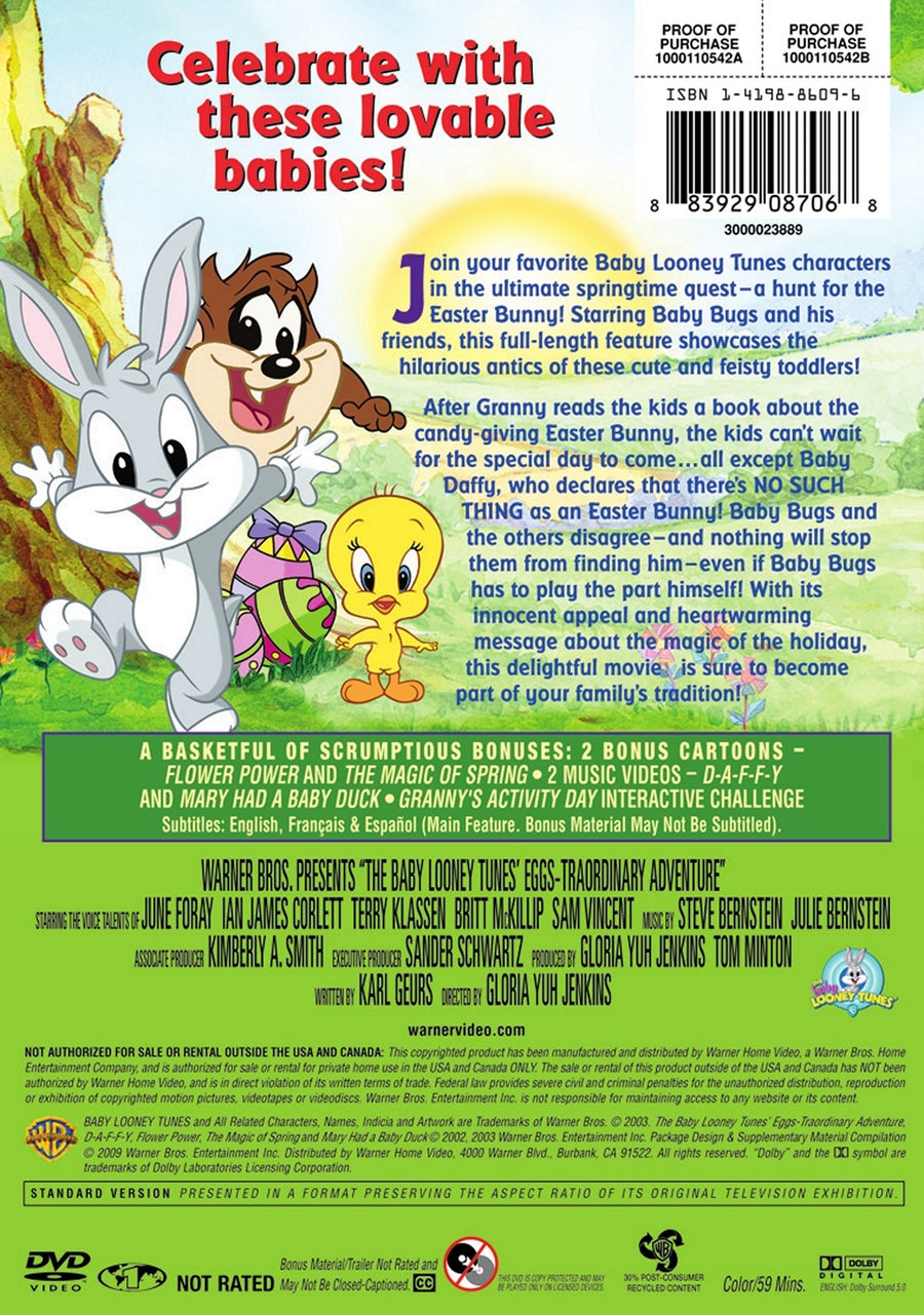 Baby Looney Tunes: Eggs-traordinary adventure [DVD]