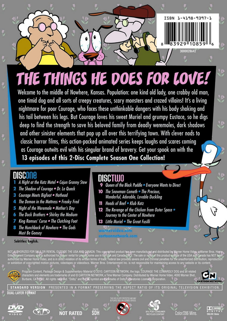 Cartoon Network Hall of Fame: Courage the Cowardly Dog Season One [DVD]