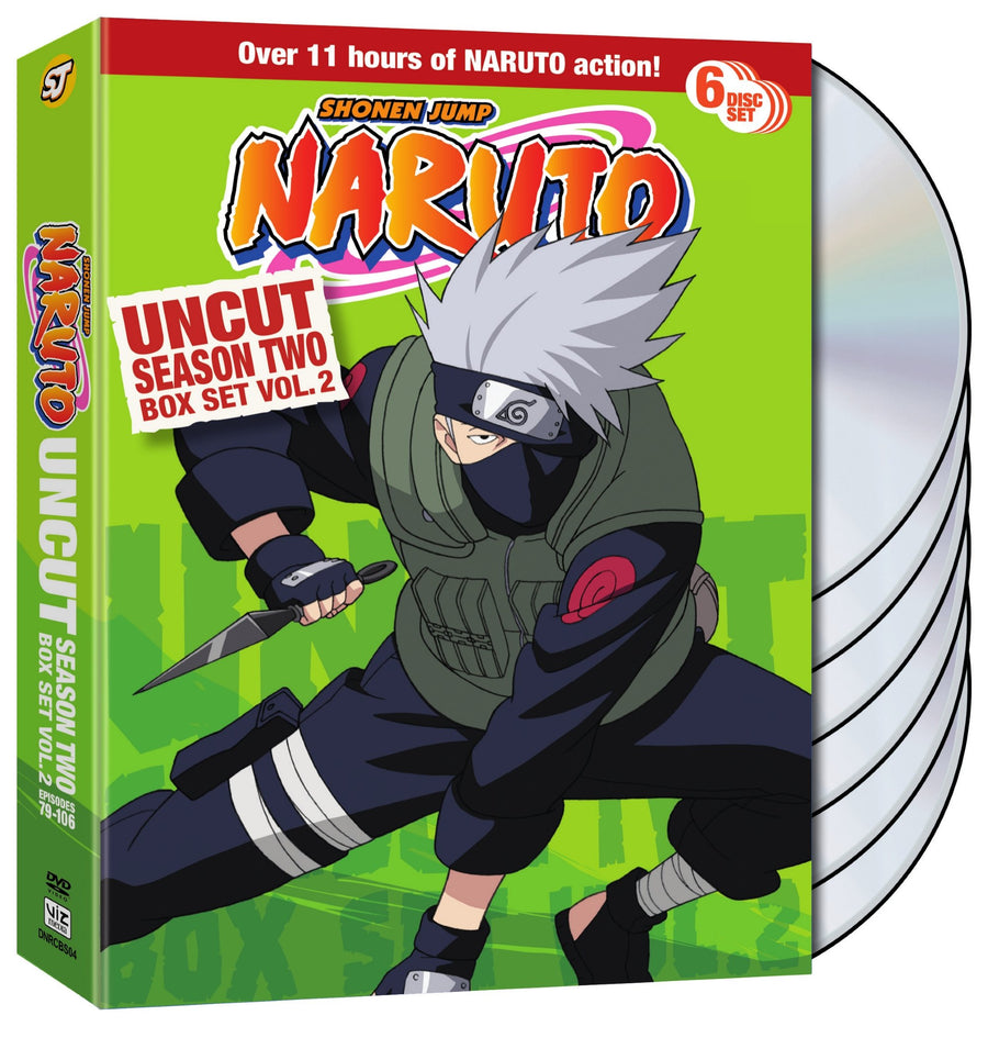 Naruto Uncut Season 2 Vol 2 Box Set [DVD]