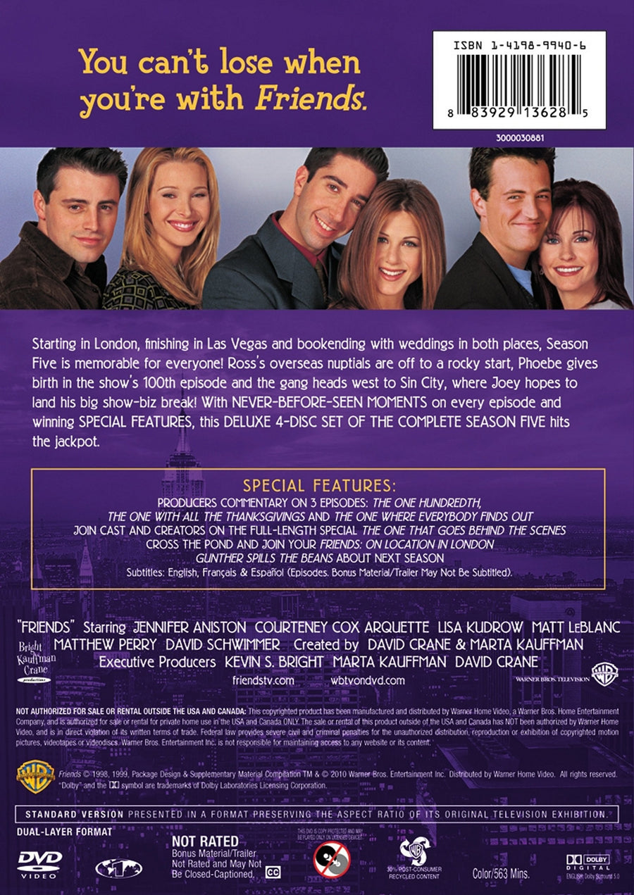Friends: The Complete Fifth Season [DVD]