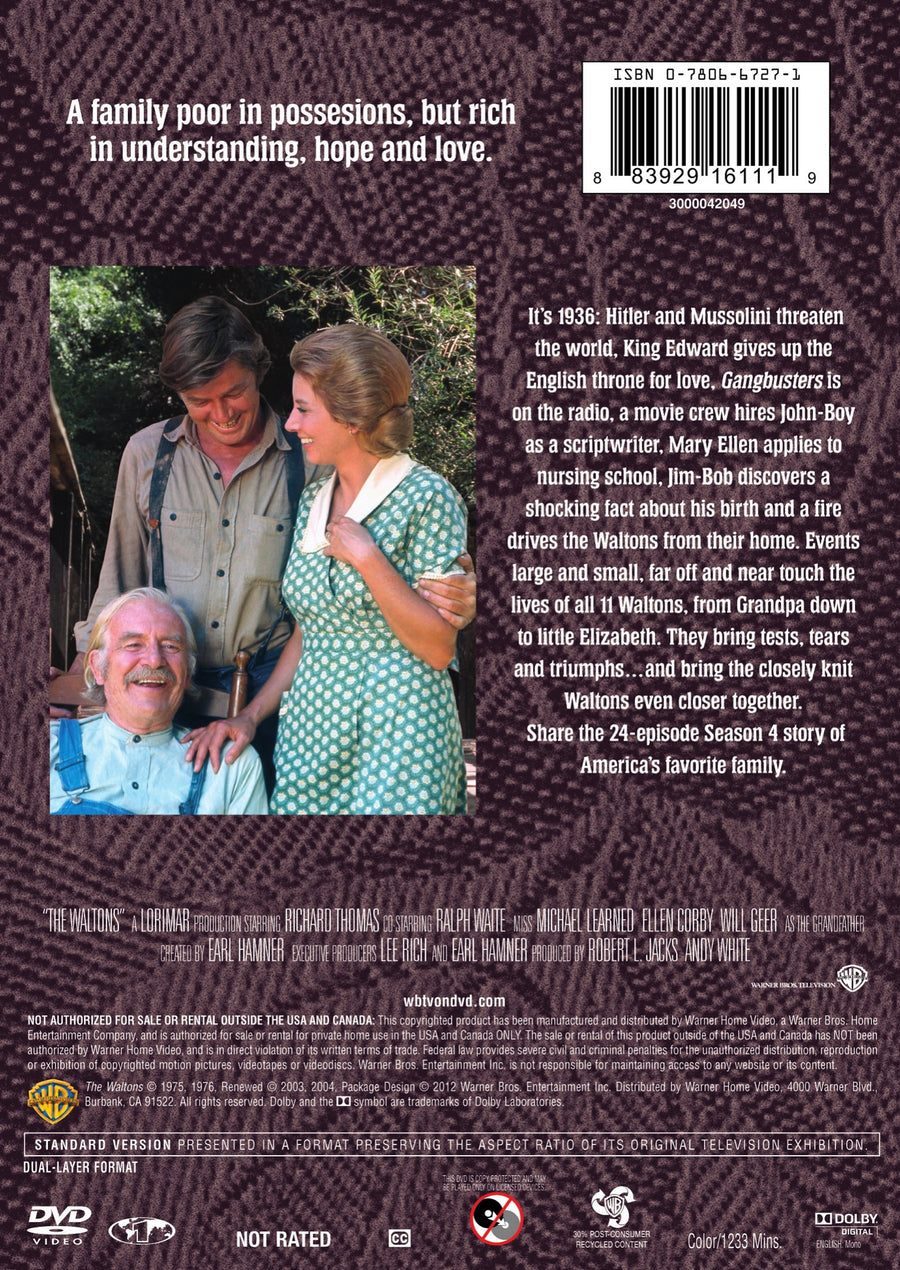 Waltons, The: The Complete Fourth Season [DVD]