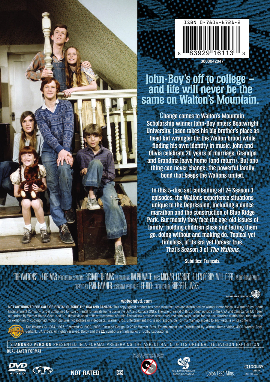 Waltons, The: The Complete Third Season [DVD]