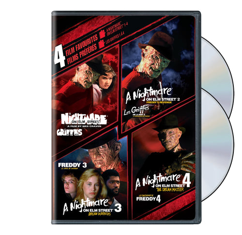 4 Film Favorites: Nightmare on Elm Street 1-4 [DVD]