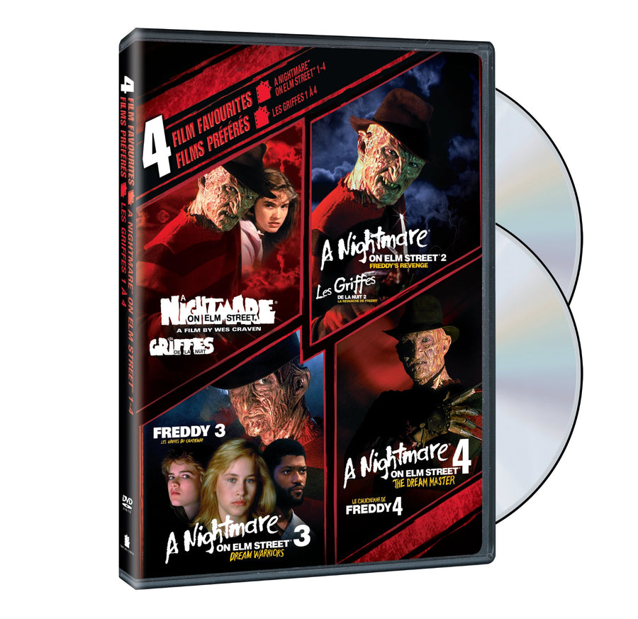 4 Film Favorites: Nightmare on Elm Street 1-4 [DVD]