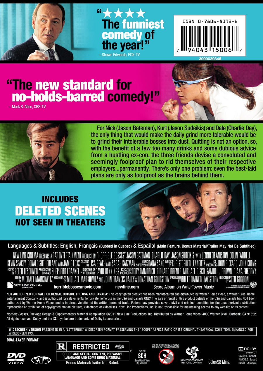 Horrible Bosses [DVD]
